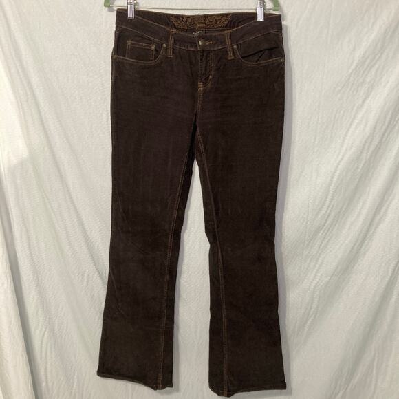 Squeeze Jeans Vintage Women's Brown Corduroy Bootcut Pants - Picture 1 of 7